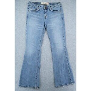 Levi's 518 Superlow Boot Cut Jeans Juniors Size 9M Light Wash Low Rise Y2K